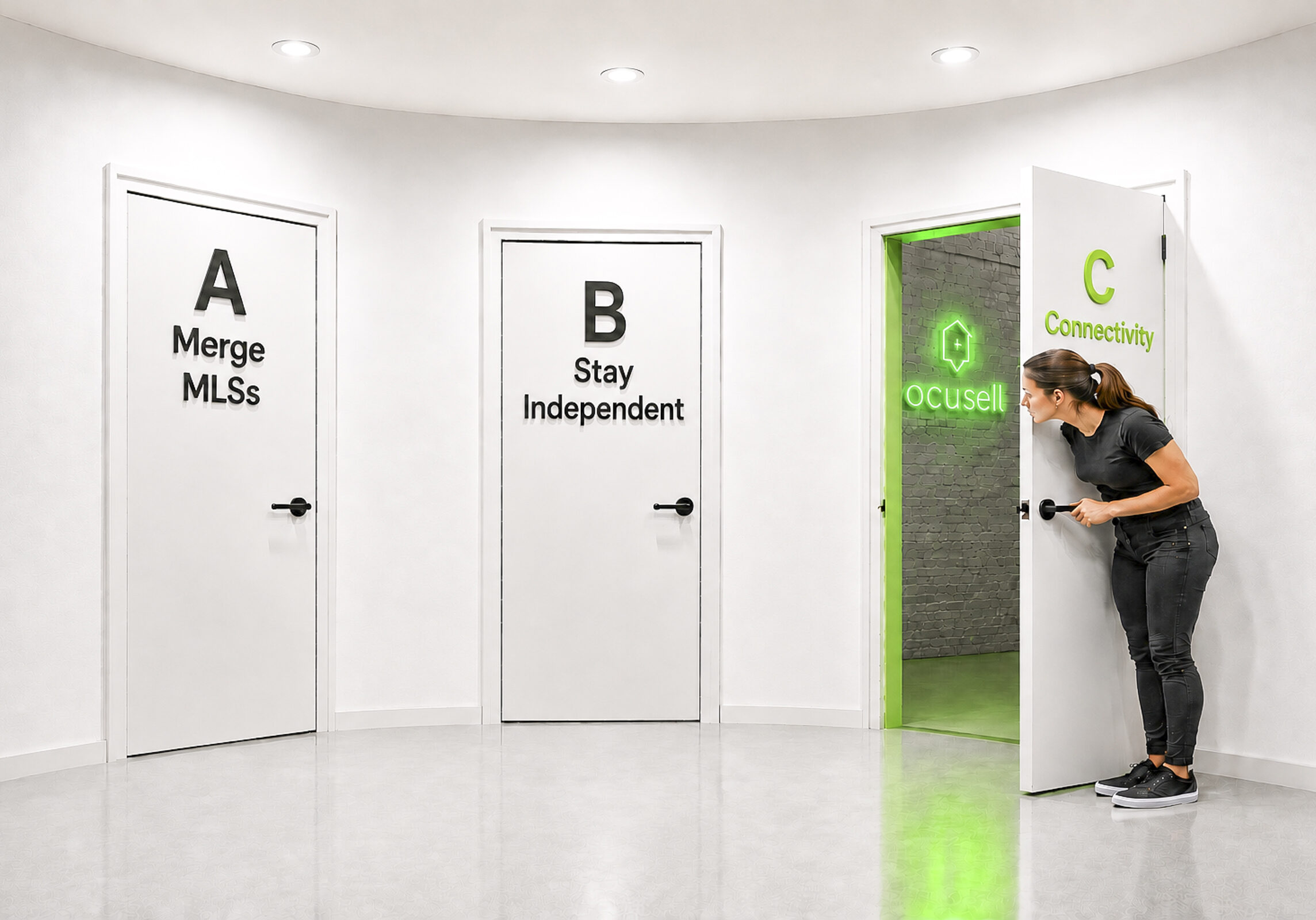 Ocusell Hiding Behind Door 3